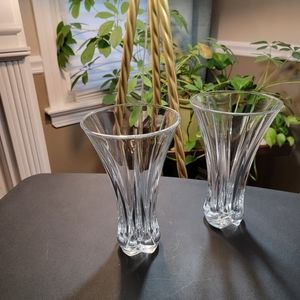 German Crystal Glass Vase